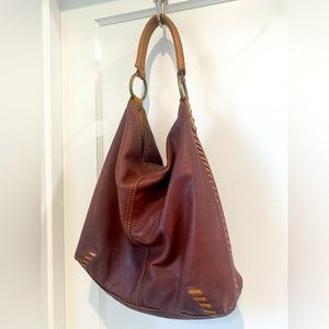 Lucky brand boho leather handbag